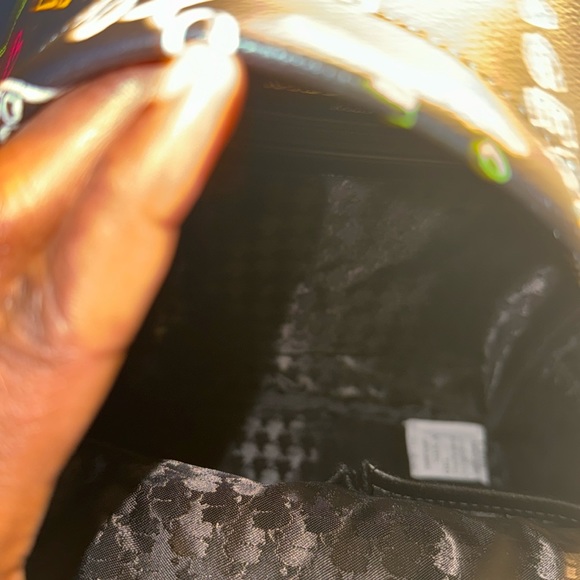 Karl Lagerfeld Paris Maybelle Collection Graffiti In Paris Backpack Black NWT - Picture 9 of 13